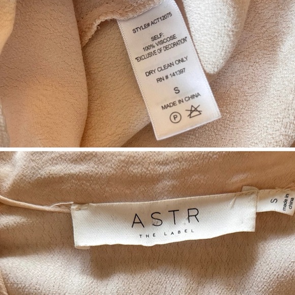 ASTR The Label Embroidered Cream Lace Detail Top Flowy Blouse - Picture 15 of 16